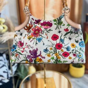 Floral Canvas Women's Bag